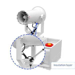 Pulverizador de canhões de neblina a diesel com controle remoto de 100m preço de atacado