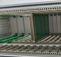 Châssis d'insertion 4U avec ventilation et blindage CEM pour systèmes embarqués, boîtier électronique industriel, assemblage de sous-rack