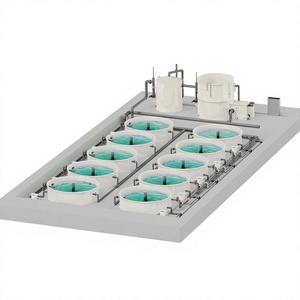 Sistema <span class=keywords><strong>RAS</strong></span> <span class=keywords><strong>de</strong></span> acuicultura para tilapia Murrel piscicultura diseño cuadrado PP y material <span class=keywords><strong>de</strong></span> PVC equipo <span class=keywords><strong>de</strong></span> filtración <span class=keywords><strong>de</strong></span> agua circulante - Product Image 1