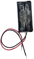 2 supports de piles AA avec fils et accessoires de couverture en option pour vos appareils électroniques