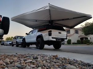 Tenda a sospensione a 270 gradi senza gambe, impermeabile, in tessuto Oxford 600D, tenda a sezione pop-up autoportante per veicoli, SUV, furgoni, auto, <span class=keywords><strong>camper</strong></span> - Product Image 6