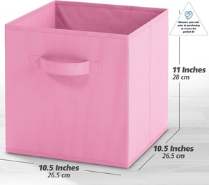 Cajas de Almacenamiento Plegables de Tela con Asa, Modernas y Duraderas, para Ropa de Armario, Organizadores Cuadrados - Product Image 6