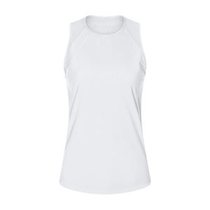 Débardeur de sport léger et respirant pour femme, personnalisable, à séchage rapide, ajouré, dos ouvert, sans manches, idéal pour le yoga et le fitness - Product Image 3