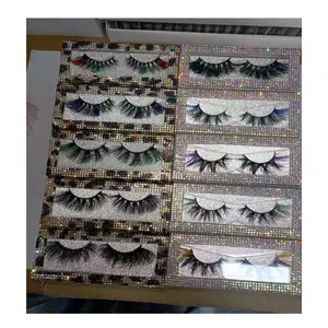 private label eyelash package lashbox packaging diamond eyelash box lovely 100% mink eyelashes packaging box custom