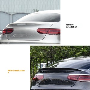 สปอยเลอร์หลังคาหลังแบบเดี่ยวสำหรับรถยนต์ Mercedes-Benz C253 GLC260 300 Coupe AMG ปี 2016 วัสดุ ABS อุปกรณ์ตกแต่งรถยนต์ รุ่น AMP-Z-WG-BCS-AMP - Product Image 3