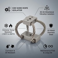 Stabilisateur de hélicoptère GR3 pour photographie aérienne avec caméra UAV, amortisseur de vibrations, isolateur de câble métallique en aluminium pour voiture RC compacte Hoan