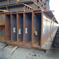 Struktur Baja I-Beam dan H-Beam yang Dilas Sesuai Pesanan dengan Web dan Flensa yang Dilas untuk Konstruksi Rangka Bangunan Gudang