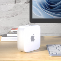 Nouvelle coque de protection en silicone M4 pour ordinateur Mac Mini, anti-poussière et anti-chute, support pour ordinateur portable en silicone