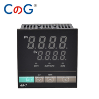 Controlador de Temperatura Digital PID CG A8-7 72*72MM Tipo K 400 Grados con Alarma Única para Relé de Salida Mecánica o SSR