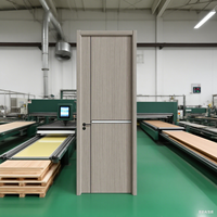 Portes en bois modernes sans cadre, étanches, en MDF moulé, prix usine, structure nid d'abeille, pour appartement, chambre, hôtel, usage intérieur