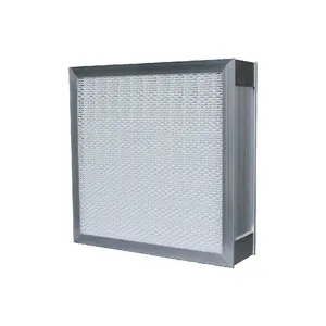 Customized Box Type Industrial Clean Room Air Purifier H13 HEPA Filter Deep Pleat HVAC Air Filter