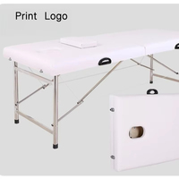 Table de massage pliable professionnelle pour clinique, physiothérapie, acupuncture et salon de beauté, robuste, vente en gros usine
