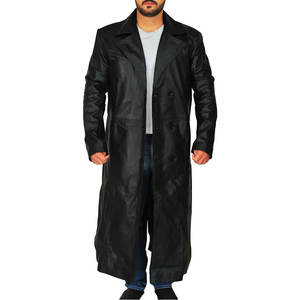 Manteau en cuir à manches longues pour homme, usage quotidien décontracté, col montant, idéal pour les jours froids, bonne qualité, prix de gros - Product Image 1