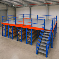 Platform Mezzanine Baja Multi-Level Tugas Berat Khusus dan Sistem Lantai Mezzanine Industri untuk Penyimpanan Gudang