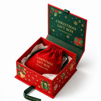 Boîte de calendrier de l'avent cosmétique de luxe avec finition mate, design personnalisé, boîte de Noël