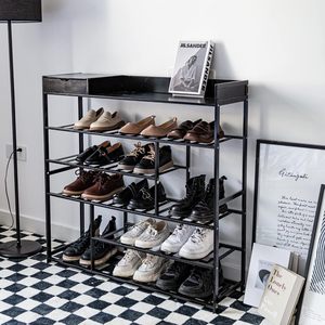 Multi-layer <b>shoe</b> <b>rack</b>, household dustproof flip-top <b>shoe</b> cabinet, large capacity <b>storage</b> cabinet, economical <b>storage</b> solution. - Product Image 3
