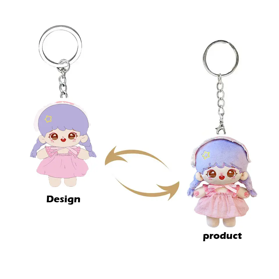 High Quality Custom 10 cm Doll Clothes Kpop Idol Kpop Plush Custom Doll Baby Plushie Soft Toy