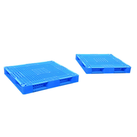 Double face robuste grande palette en plastique réversible empilable 48*40 plateau standard européen