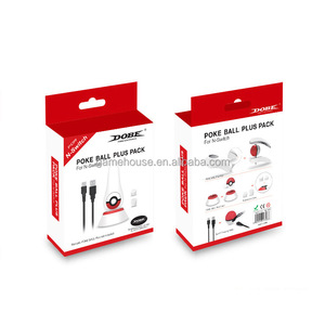 LD dobe TNS-18138ชุดเกม Poke Ball ใหม่ฐานตั้งและฐานยึดสำหรับ Nintendo สำหรับอุปกรณ์เสริมสวิตช์ <span class=keywords><strong>pokeball</strong></span> <span class=keywords><strong>PLUS</strong></span> - Product Image 6