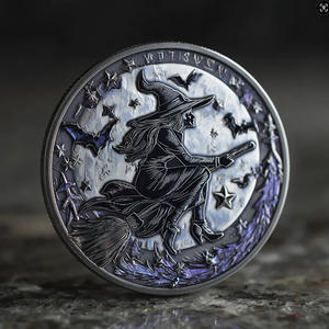 Moneda Conmemorativa <span class=keywords><strong>de</strong></span> la Casa <span class=keywords><strong>de</strong></span> las Brujas Internacional 2025, Moneda <span class=keywords><strong>de</strong></span> Aleación <span class=keywords><strong>de</strong></span> Halloween, Artículo Coleccionable <span class=keywords><strong>de</strong></span> Arte, Moneda <span class=keywords><strong>de</strong></span> Regalo - Product Image 3