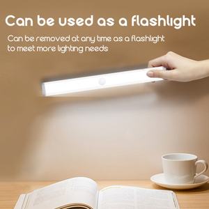 Luz Nocturna LED de 297 mm x 210 mm con Sensor de Movimiento, Lámpara Nocturna Recargable por USB para Cocina, Armario, Escenario - Product Image 4