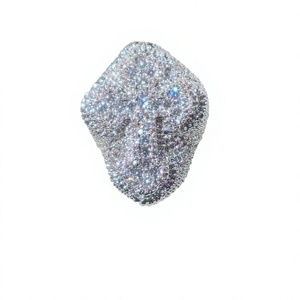 Trendy Iced Out <b>Cross</b> Moissanite 925 Sterling <b>Silver</b> Hip Hop <b>Ring</b> Zuanfa Brand GRA Certified Unisex - Product Image 4