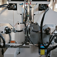 Machine à découper l'aluminium, usinage à 90 degrés, grandes sections, scie à double tête, machine de traitement des fenêtres