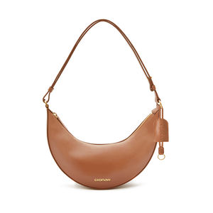 2024 automne été dames luxe Top qualité sac à main véritable sac à bandoulière mode <span class=keywords><strong>banane</strong></span> en cuir véritable sac de selle pour les femmes - Product Image 1