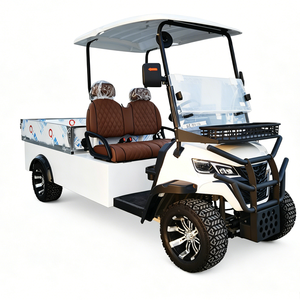 Voiturette de golf électrique 2 places 72V avec bac de chargement et châssis en acier - Product Image 1