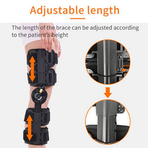 Soporte médico para articulación de rodilla, inmovilizador ortopédico, ajuste de férula para pierna, fractura, soporte de fijación de rodilla transpirable - Product Image 3