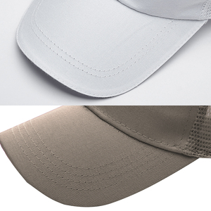 Gorra Trucker de Malla Personalizada para Hombre, con Cierre de Velcro, 6 Paneles, Bordada, Lisa, para Verano - Product Image 4