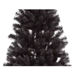 6FTブラックカラーPVCパインニードルクリスマスツリー