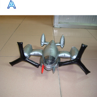 Hecho en China precio de fábrica vinilo PVC inflable helicóptero avión Avión Helicóptero modelo juguete