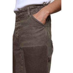 Herren Vintage Brown Flare Carpenter Pant Herren Distressed Carpenter Jeans Patch Ripped Holes <span class=keywords><strong>Ragged</strong></span> Flared Jeans - Product Image 5