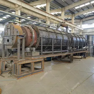 Four continu de carbonisation de sciure de bois de biomasse de machine de fabrication de charbon de bois