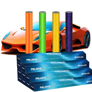 Chrome Car Film Glossy Matte Body PVC PET Car Vinyl Wrap Car Sticker Colorful Laser Film - Product Image 1