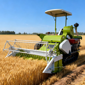 Máy gặt đập liên hợp tự hành <span class=keywords><strong>mini</strong></span> 25Hp dùng cho lúa, kê, đậu tương, lúa mì, thu hoạch trên ruộng lầy - Product Image 6