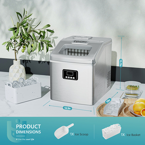 Haute Qualité 40LBS Automatique Ménage Mini Machine À Glaçons Portable Machine <span class=keywords><strong>Nugget</strong></span> Machine À Glaçons - Product Image 6