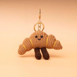 Llaveros de Comida en Miniatura Personalizados al por Mayor, Adornos para Bolsos, Croissants, Baguettes, Muffins, Amigurumi, Panes de <span class=keywords><strong>Ganchillo</strong></span>, Muñecos de <span class=keywords><strong>Pan</strong></span> de <span class=keywords><strong>Ganchillo</strong></span> - Product Image 4
