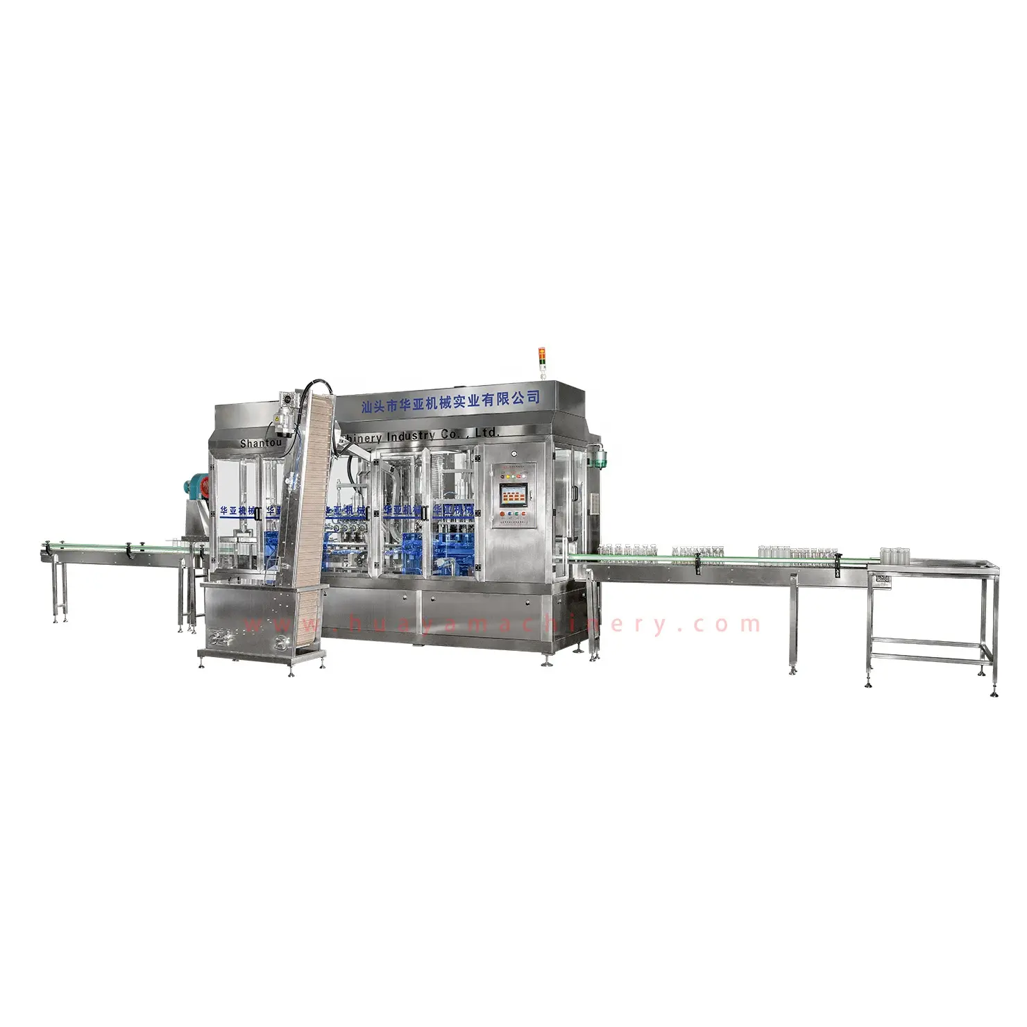 Full auto plastic bottle filling & capping machine for Milk Juice Ketchup Yoghurt Jelly Soy-milk Dairy-chemical Pesticide