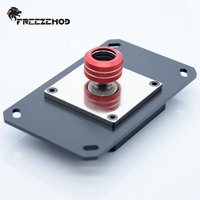 Bloc de refroidissement par eau pour processeur, bloc en cuivre entièrement métallique, bloc de refroidissement par eau pour processeur léger, compatible avec AMD/AM4. AMD-POOC