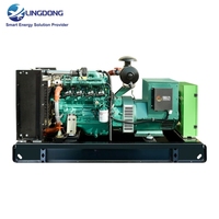 Groupe électrogène au gaz naturel 80 kW à puissance continue, groupe électrogène de secours industriel 100 kVA avec moteur Yuchai YC4G135N-D30 pour base d'élevage