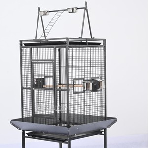 Fabrika toptan küçük kuş papağan Villa yetiştiriciliği evcil hayvan kafesi katı demir çevre dostu kolay montaj dış mekan kullanımı - Product Image 6