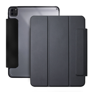 เคสแม่เหล็กบางเฉียบสำหรับ iPad Pro 11 20/<span class=keywords><strong>21</strong></span>/22 พร้อมขาตั้งแบบพับสามตอนหลายมุม และช่องเก็บปากกา - Product Image 2