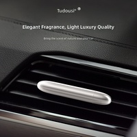 Diffuseur de parfum de luxe en métal parfumé à la rose pour voiture, clip de fixation pour grille d'aération, types de gel et spray, aromathérapie domestique, sortie de climatisation
