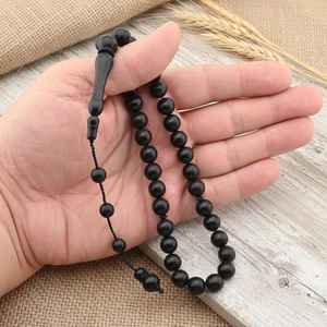 Cuentas de cuerno de búfalo natural únicas, Tasbih artesanal, cuentas de oración para meditación, práctica espiritual y devoción religiosa. - Product Image 4