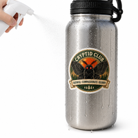 Pack d'autocollants personnalisés en vinyle découpé sur mesure, thème Légendes Urbaines et Cryptides (Bigfoot, Mothman, Monstres), pour la décoration de bouteilles d'eau et d'ordinateurs portables