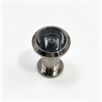 Vente en gros de visière de porte en alliage de zinc, objectif HD, OEM ODM, visière métallique personnalisée