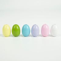 DIY Perles en bois colorées pour Pâques, fleurs et œufs, jouets éducatifs écologiques pour la maternelle, cadeaux pour les enfants de 3 ans et plus