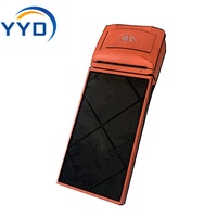 V1s Kablosuz Veri Terminali Android POS Yazıcı, İkinci El 3G Cihazlar için Dokunmatik Ekranlı Yazılım Makinesi ve Yazıcı V1S